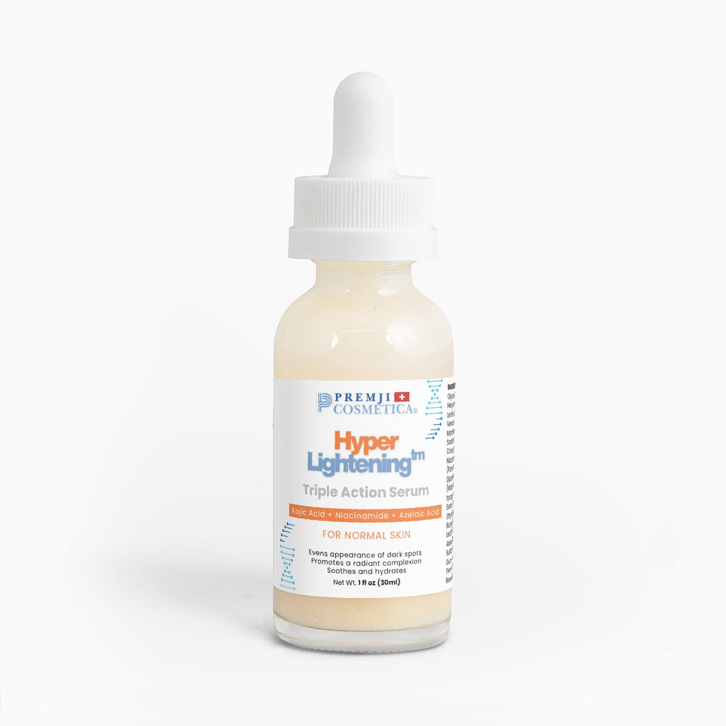 Extreme Lightening Serum for Normal Skin ( Kojic Acid + Niacinamide + Azelaic Acid)