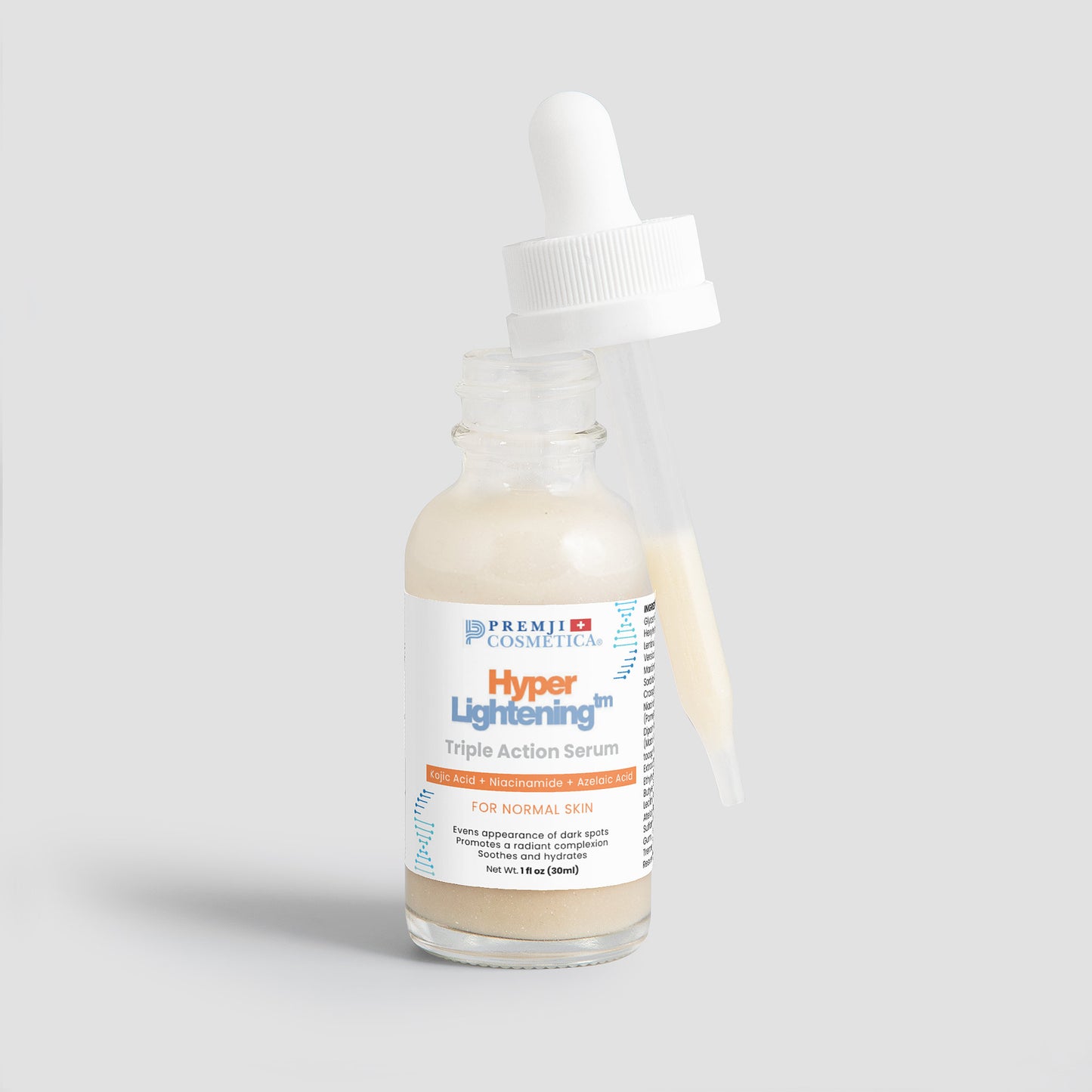 Extreme Lightening Serum for Normal Skin ( Kojic Acid + Niacinamide + Azelaic Acid)